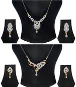 Multicolor cubic zirconia mangalsutra