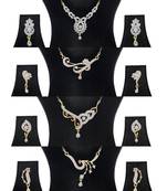 Multicolor cubic zirconia mangalsutra