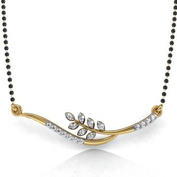 Multicolor cubic zirconia mangalsutra 3