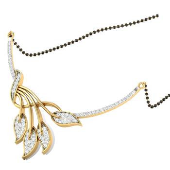 Multicolor cubic zirconia mangalsutra 3