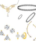 Multicolor cubic zirconia mangalsutra