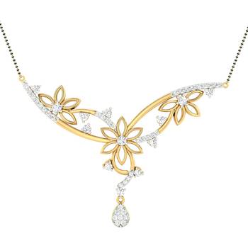 Multicolor cubic zirconia mangalsutra 3