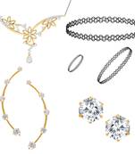 Multicolor cubic zirconia mangalsutra