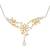 Multicolor cubic zirconia mangalsutra