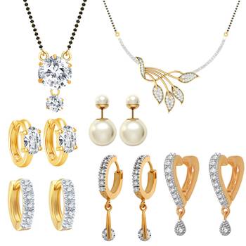 Multicolor cubic zirconia mangalsutra 1