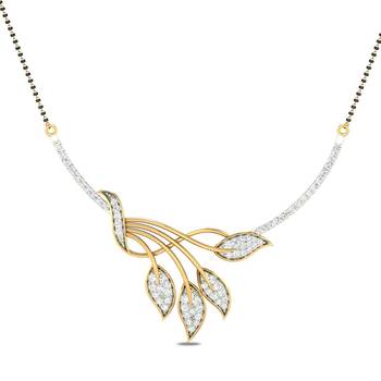 Multicolor cubic zirconia mangalsutra 2