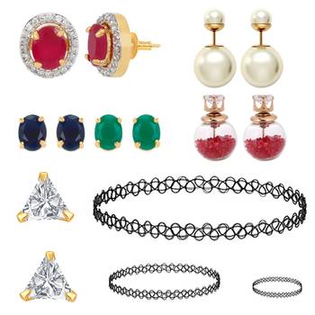 Multicolor pearl earrings 1