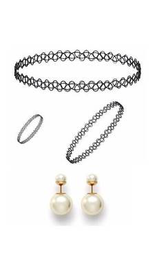 Multicolor pearl earrings 1