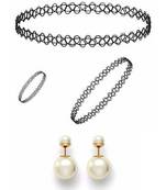 Multicolor pearl earrings