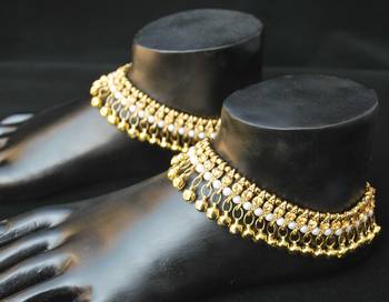 Traditional Anklets payal with Ghungharoo 3