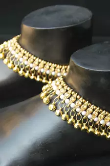 Traditional Anklets payal with Ghungharoo
