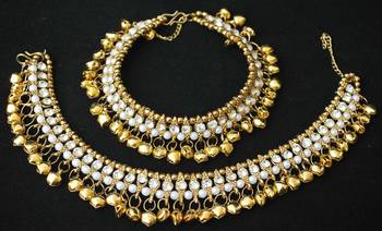 Traditional Anklets, payal with Ghungharoo 1