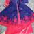Blue tapeta silk embroidered semi stitched Lehengas Choli