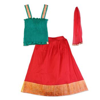 Blue Silk Readymade Lehenga Cholis 2