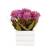 Set Of 2 Red & Purple 18.5 Cm Artificial Guldaudi Flower Plant