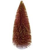 Wonderful Maroon & Golden Decorative Christmas Tree