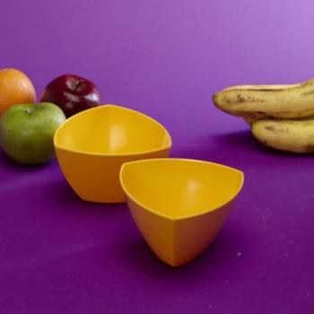 Original Thai Melamine 2 Pc Triangular Snack Serving Bowl Set_66 1