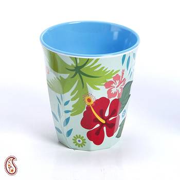 Floral Printed Melamine Tumbler 1
