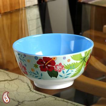 Floral Printed Melamine Bowl 1