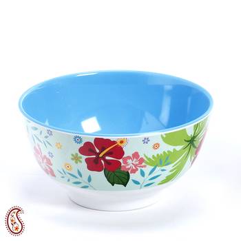 Floral Printed Melamine Bowl 2