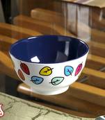 Leaves Design Print Melamine Bowl