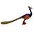 Standing Peacock Metal Showpiece-315