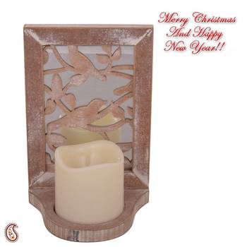 Beautiful Tea Light Holder With Mirror Art 1