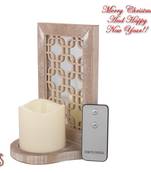 Attractive Tealight Holder With Artistic Mirrow Work