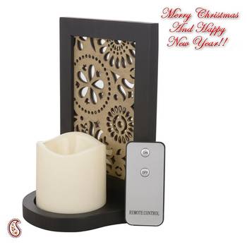 Wonderful Tealight Holder With Mirrow Work 1