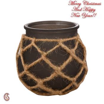 Black & White 2 Pot Shape Tealight Holders 3