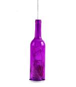 Purple Bottle Style Tealight Holder