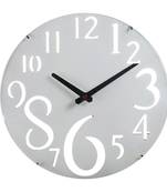 White Beautiful Huge Numeral Wall Clock