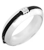 Black silver plated rings
