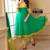 Latest designer yellow and aqua green long anarkali SALWAR SUIT By Fabfiza
