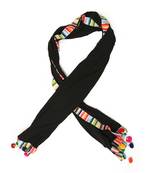 Black others plain stole and dupattas