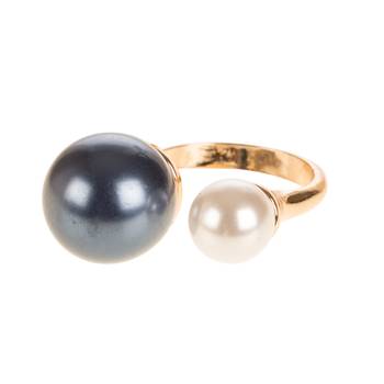 Grey Alloy Stone Rings 3
