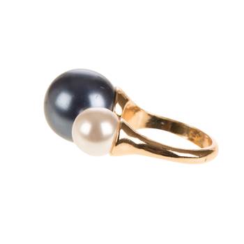 Grey Alloy Stone Rings 4