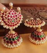 Royal Huge Real Kemp Temple Jhumkka 