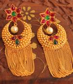 Gorgeous Matte Finish Multicolour Designer Earring