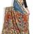 Ferozi multi kalamkari saree pure crepe saree with blouse