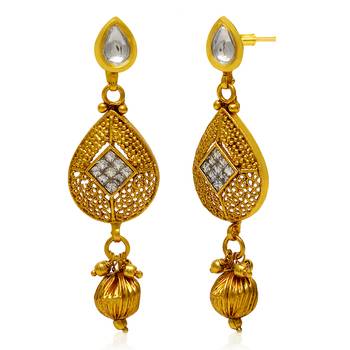 Gold pearl necklace-sets 2