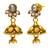 Gold pearl necklace-sets