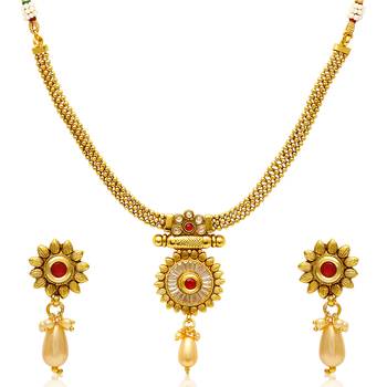 Multicolor pearl necklace-sets 1
