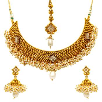 Multicolor pearl necklace-sets 1