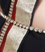 Single Line Kundan Waist Belt