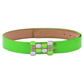 " Floroscent Orange And Red Color" Belt Combo For Womens 3