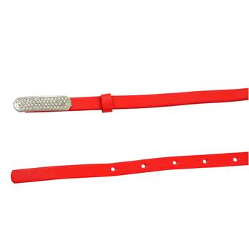 " Floroscent Orange And Red Color" Belt Combo For Womens 4