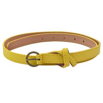 " Yellow And Red Color" Belt Combo For Womens 3