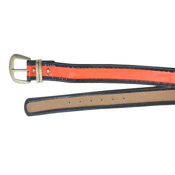 " Blue And Floroscent  Orange Color" Belt Combo For Womens 5