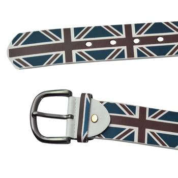 " Flag Print And Red Color" Belt Combo For Womens 2